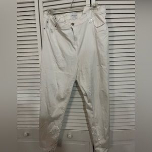 Plus women off white pants size 22